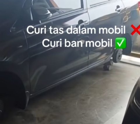 Parkir di Mall, Tiga Ban Mobil Pengunjung Raib Digondol Pencuri