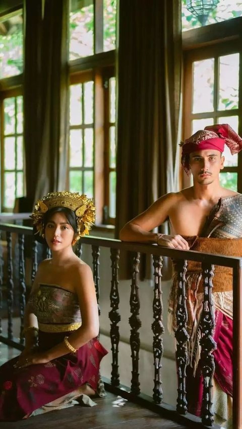 The appearance of Jessica Iskandar and Vincent Verhaag during their prewedding shoot in traditional Balinese attire caught the attention of netizens.