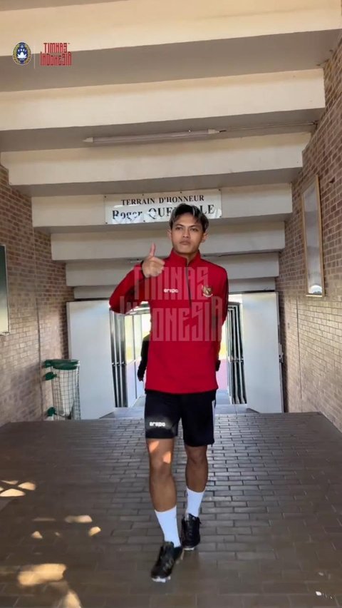 Siap Tampil Lawan Guinea, Ini Momen Latihan Perdana Alfeandra Dewangga Bersama Timnas Indonesia U-23