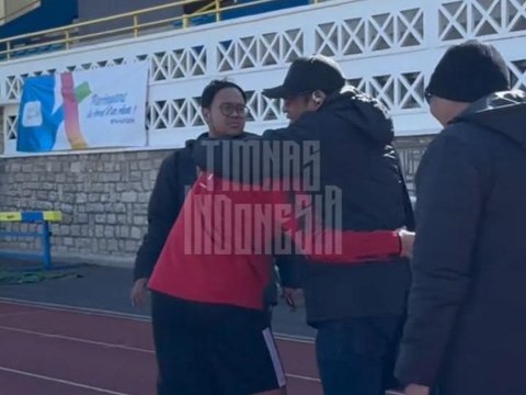 Siap Tampil Lawan Guinea, Ini Momen Latihan Perdana Alfeandra Dewangga Bersama Timnas Indonesia U-23