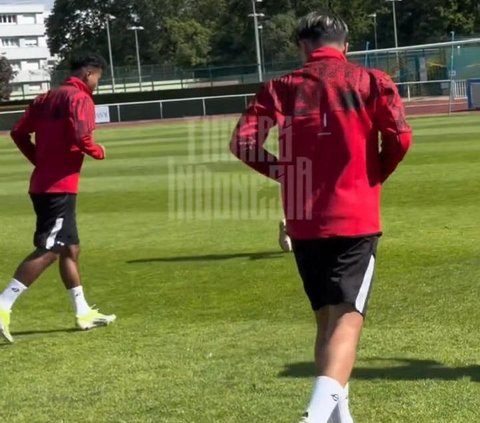 Siap Tampil Lawan Guinea, Ini Momen Latihan Perdana Alfeandra Dewangga Bersama Timnas Indonesia U-23