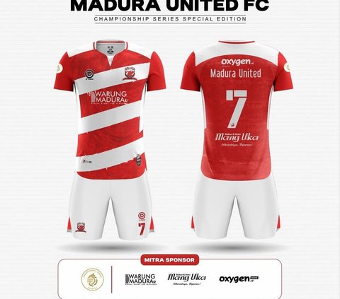 After Being Prohibited from Opening 24 Hours, Madura Stall Appears on Madura United's Latest Jersey to Fight Modern Retail, This is the Appearance