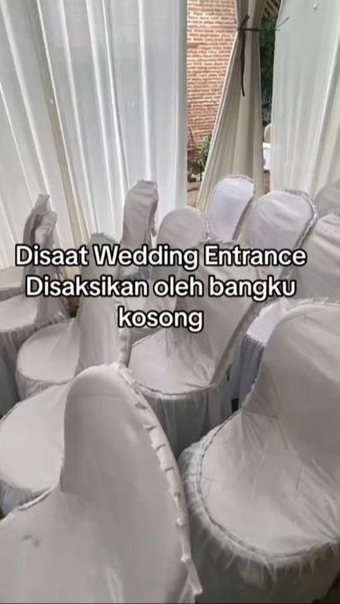 Viral! Wedding Procession in Purbalingga Only Witnessed by Empty Seats, the Reason is Heartbreaking