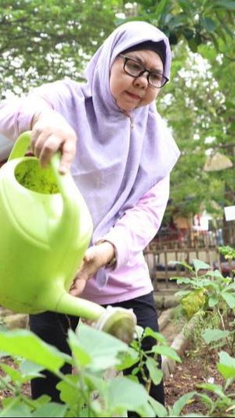 Kisah Emak-Emak di Nusa Jaya Tangerang Tanam Sayur di Lahan Kosong, Bantu Pangan Warga di Tengah Mahalnya Bahan Pokok