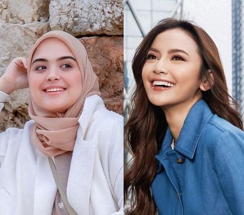 10 Beauty Showdown between Mahalini Raharja and Vebby Plawinta, who was almost married to Rizky Febian