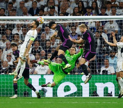 FOTO: Aksi Joselu Jadi Dewa Penyelamat Real Madrid Lolos ke Final Liga Champions 2023/2024 Usai Bungkam Bayern Munich 2-1