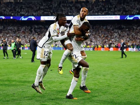 FOTO: Aksi Joselu Jadi Dewa Penyelamat Real Madrid Lolos ke Final Liga Champions 2023/2024 Usai Bungkam Bayern Munich 2-1