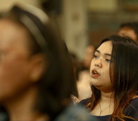 FOTO: Misa Kenaikan Yesus Kristus di Gereja Katedral Jakarta Berlangsung Khidmat