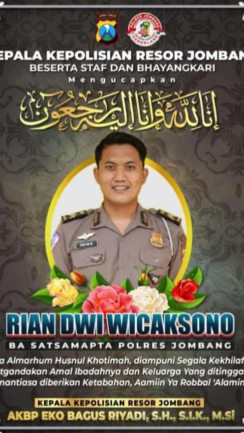 The actual figure of Briptu RDW who was killed by his wife in Mojokerto.