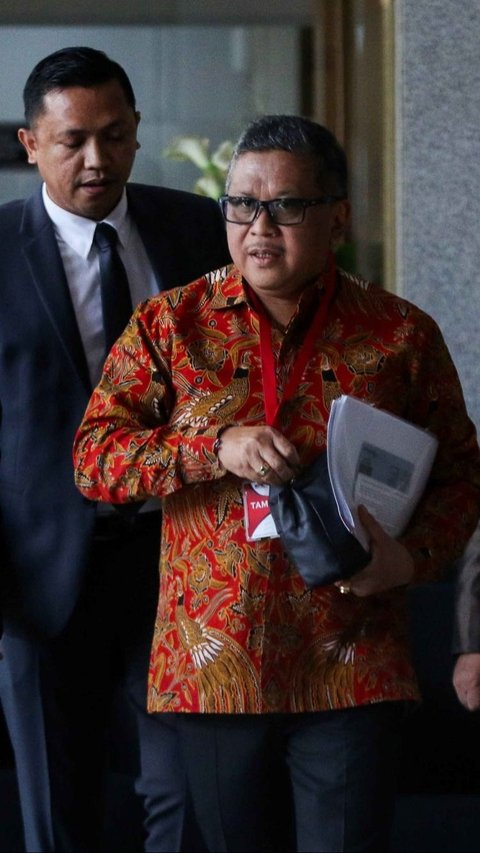 Detik-Detik Hasto PDIP Datangi KPK, Diperiksa Kasus Harun Masiku