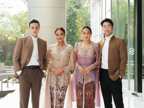 Cantik! Gaya Maudy Ayunda Tampil Mengenakan Busana Kebaya saat Hadir di Acara Pernikahan, Tampil Serasi Bersama Jesse Choi