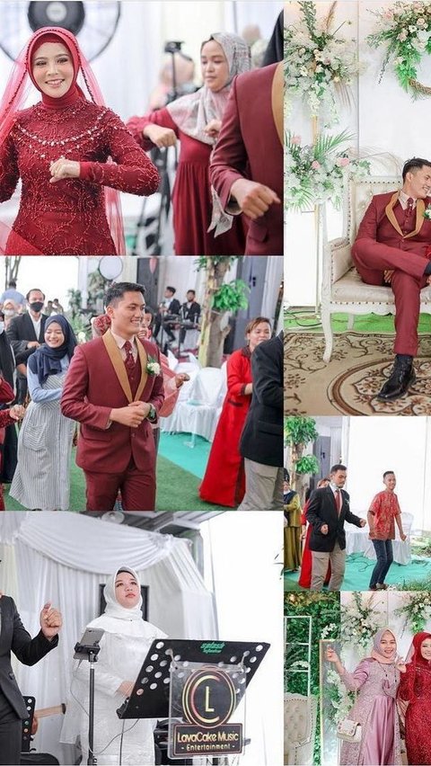 Portrait of Briptu FN and Police Husband's Luxury Wedding, Known as Couple Goals Since High School
