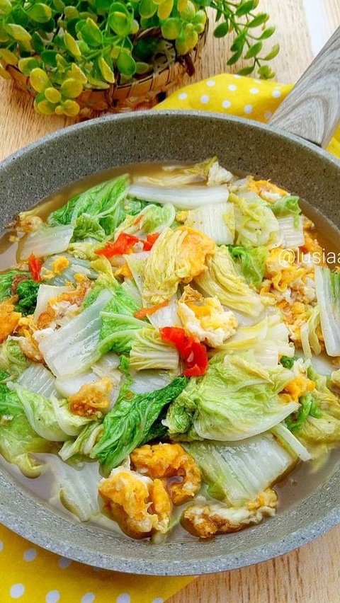 Tumis Sawi Putih Bumbu Saus Tiram