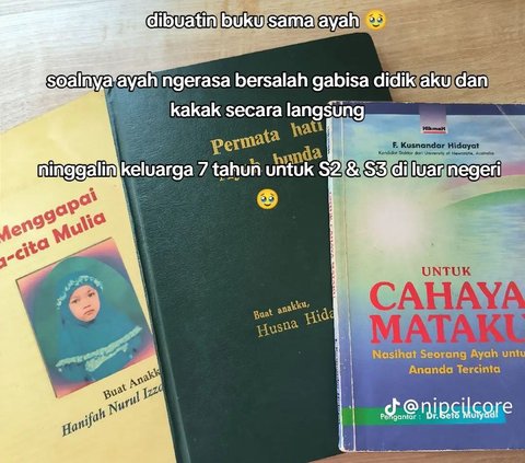 Tinggalkan Keluarga 7 Tahun untuk Kuliah S2 dan S3 di Luar Negeri, Ayah Ini Buat Buku Isi Nasihat untuk Anaknya