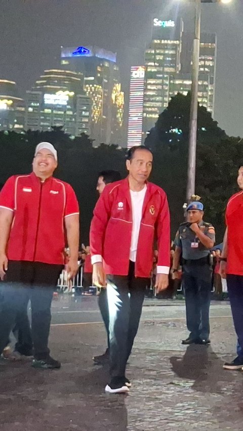 Jokowi dan Iriana Nonton Indonesia Vs Filipina di GBK