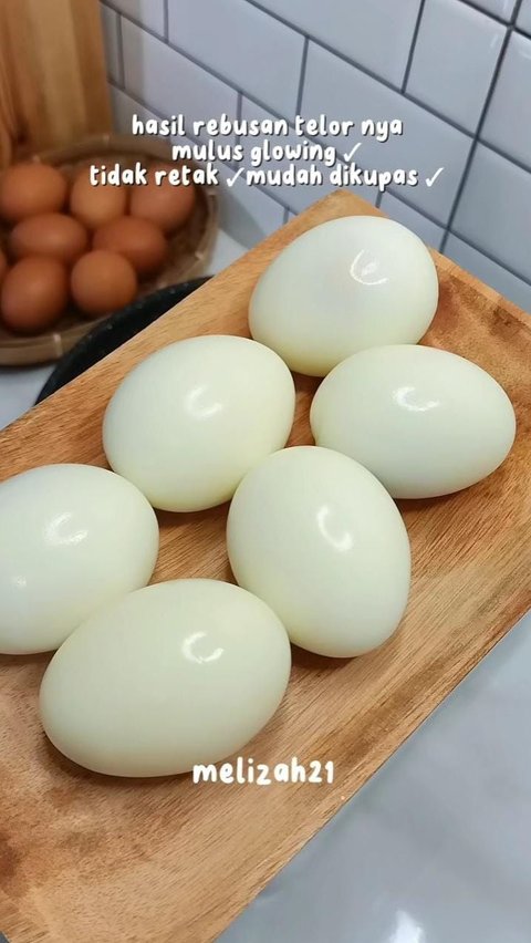 Cara Mudah Rebus Telur Agar Gampang Dikupas dan Hasilnya Mulus, Cuma Pakai 2 Bahan Dapur