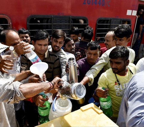 FOTO: Suhu Ekstrem! 2024 Jadi Tahun Terpanas Terpanjang di India