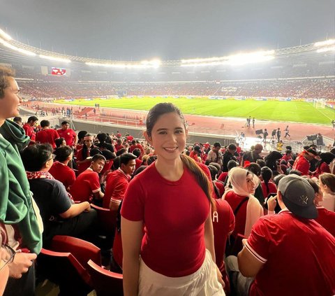 Deretan Artis Saksikan Pertandingan Timnas di Stadion, Ada Rafathar Hingga Duo Cantik Mahalini & Aaliyah Massaid