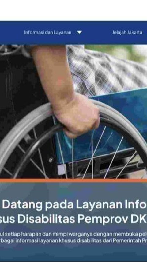 Pemprov DKI Luncurkan Laman Landas Khusus Disabilitas