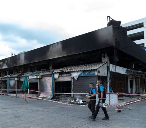 FOTO: Kondisi Pasar Hewan Terbesar di Thailand Ludes Terbakar, Ribuan Binatang Mati Terpanggang