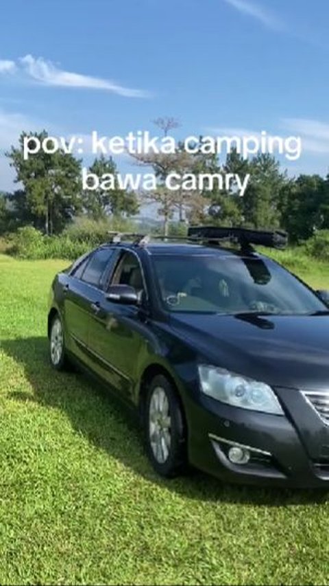 Untuk bisa camping, hidup yang repot harus dijalani dengan membawa Camry melewati jalur ekstrem