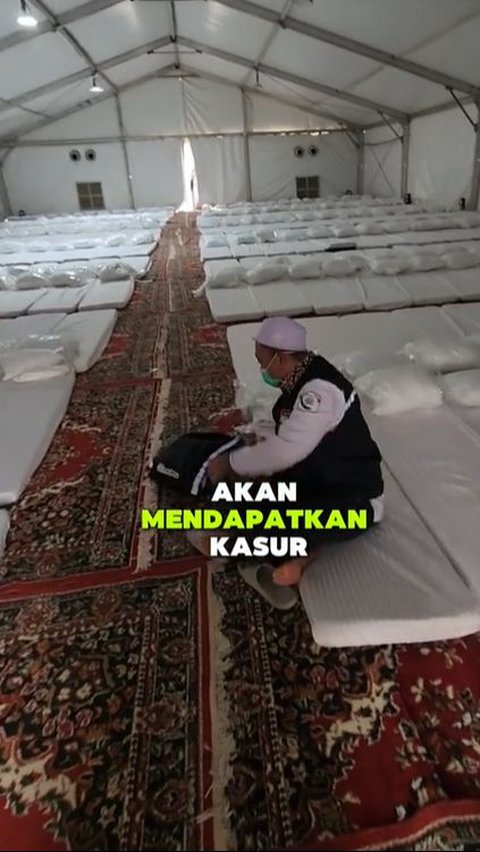 Penampakan Tenda Jemaah Haji Indonesia Saat Wukuf di Arafah, Dilengkapi AC dan Selimut