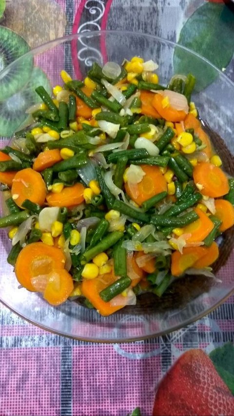 Sayur Wortel dan Kacang Panjang