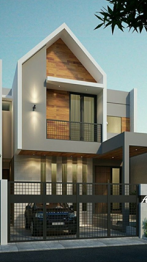 Rumah Minimalis Elegan Gaya Industrial