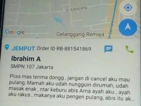 Ayahnya sangat doyan makan