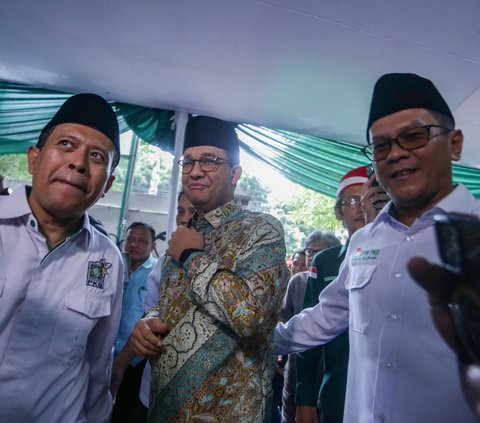 FOTO: Semringah Anies Baswedan Resmi Diusung PKB Jadi Cagub di Pilkada DKI Jakarta