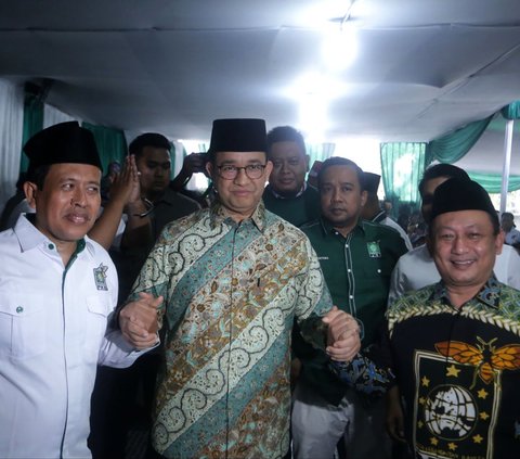 FOTO: Semringah Anies Baswedan Resmi Diusung PKB Jadi Cagub di Pilkada DKI Jakarta