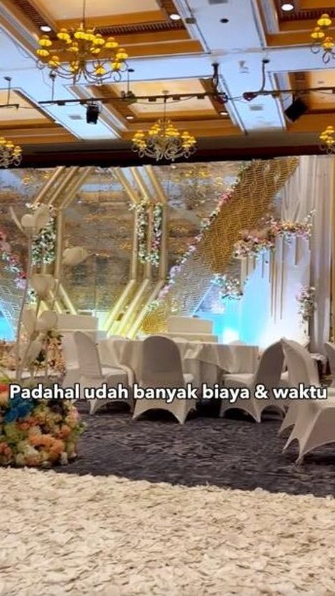 Sad! Bride and Groom Cancel Wedding 1 Week Before, Lavish Decorations and Abundant Food at Wedding Reception in Hotel Go to Waste