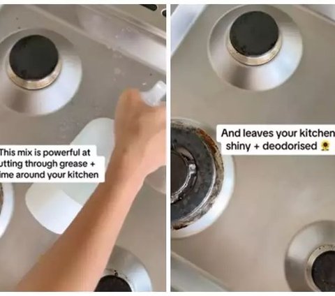 Not Using Citrus or Baking Soda, This Trick Cleans Grease Stains on Stove with 2 Kitchen Ingredients