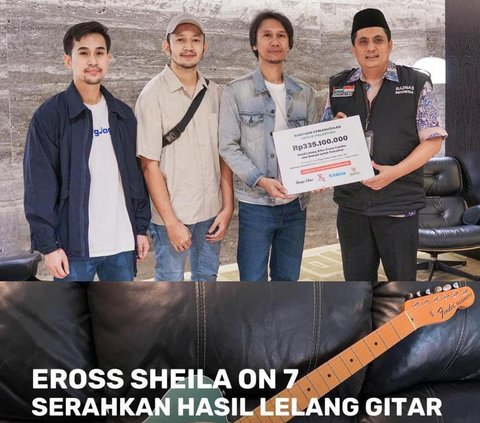 Eross Sheila On 7 Sampai Lelang Gitarnya buat Donasi ke Gaza, Sosoknya Langsung Banjir Pujian