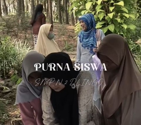 Digelar di Hutan Pinus Mangunan, Momen Perpisahan SMP Negeri 2 Dlingo Bantul Ini Curi Perhatian