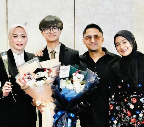 Potret Bintang Anak Hengky Kurniawan Wisuda SMP, Kini Makin Tinggi dan Tampan