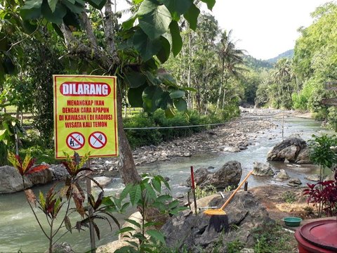 Eksotisme Wisata Kali Temon Trenggalek, Asyiknya Main River Tubing hingga Menyantap Nasi Gegok