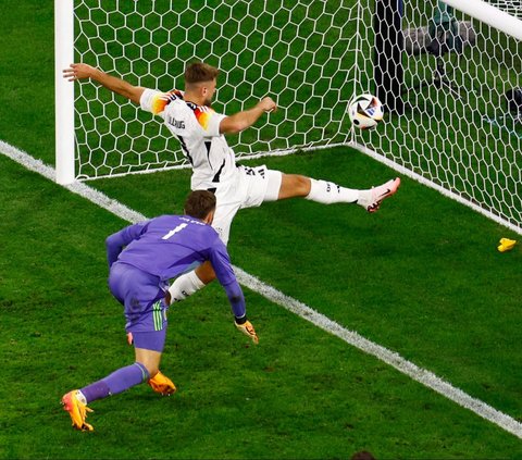 FOTO: Menyala! Jerman Gilas Skotlandia 5-1 di Euro 2024: Ini Gol-Gol Indahnya