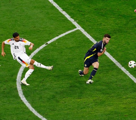 FOTO: Menyala! Jerman Gilas Skotlandia 5-1 di Euro 2024: Ini Gol-Gol Indahnya