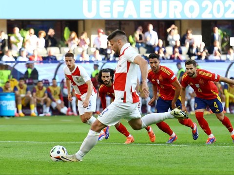 FOTO: Momen Spanyol Sukses Bikin Kroasia Menangis di Laga Pertama Grup B Euro 2024