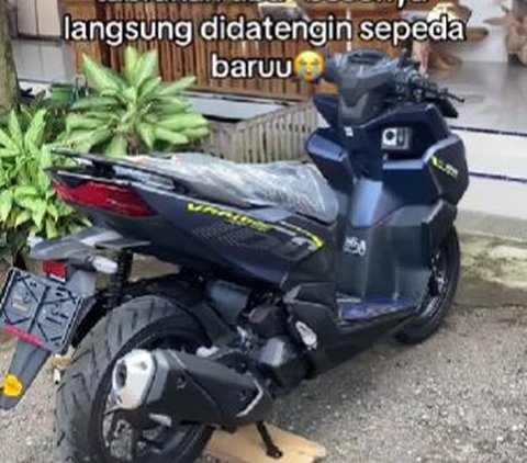 Meskipun mengalami kecelakaan, cewek ini justru mendapatkan motor baru yang membuatnya beruntung.