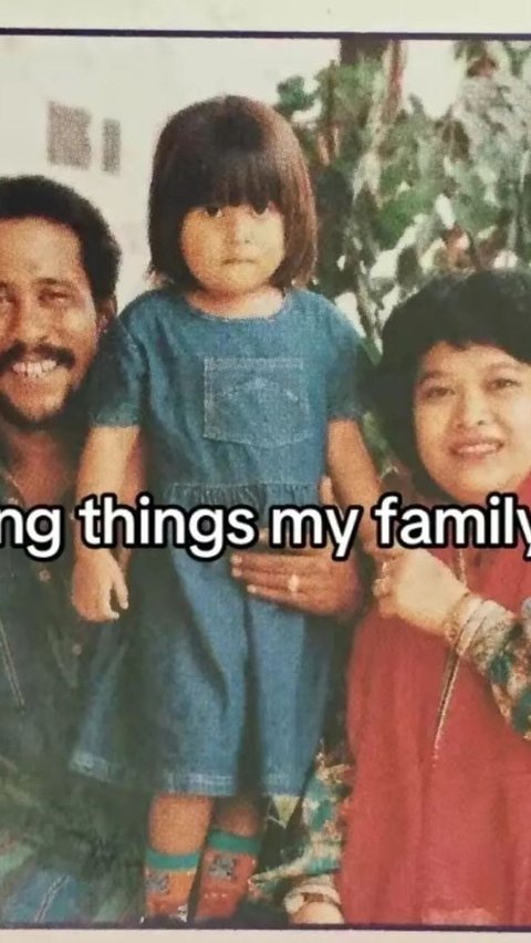 This woman shares her life story in 'Rating things my family did'.