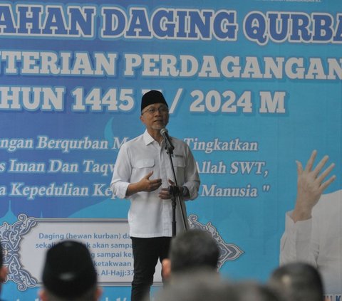 FOTO: Rayakan Iduladha, Menteri Perdagangan Salurkan 174 Hewan Kurban