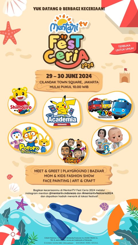 MentariTV Fest Ceria 2024 Will Bring Exciting Family Experiences for Indonesia, Mark the Date