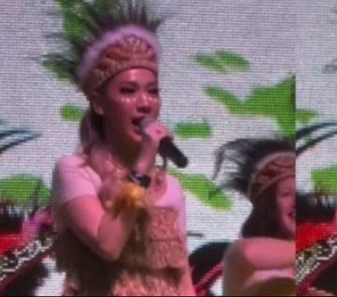 Appearing in her son's school event wearing traditional Papuan clothes, Bunga Citra Lestari praised by netizens