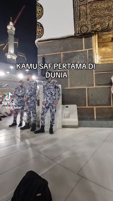 Momen Pria Unggah Pengalaman Dapat Shaf Paling Depan saat Ibadah Haji, Langsung Menghadap Multazam