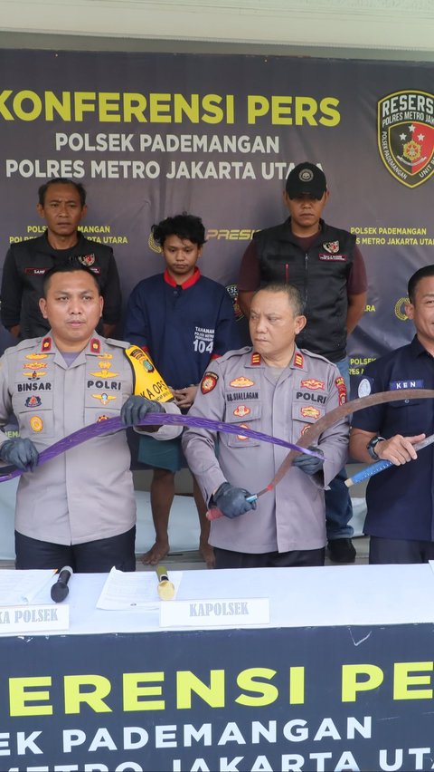 Perang Celurit Saat Tawuran di Jakarta Utara, 2 Pelaku Pembacokan Ditangkap & 4 Orang jadi DPO