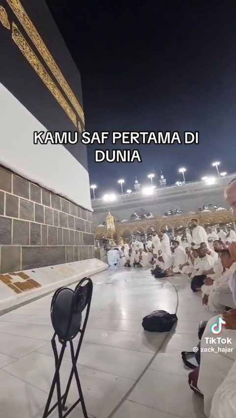 Momen Pria Unggah Pengalaman Dapat Shaf Paling Depan saat Ibadah Haji, Langsung Menghadap Multazam