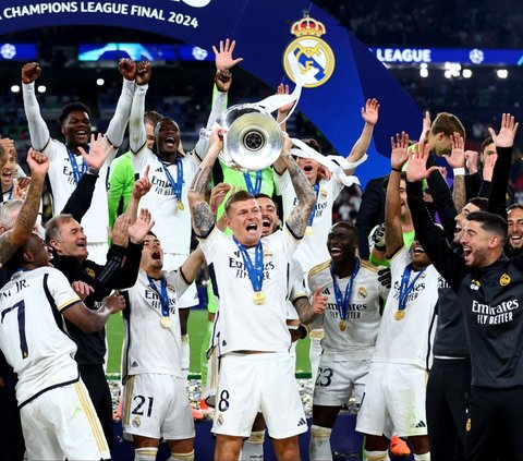 FOTO: Momen Perpisahan Toni Kroos dengan Real Madrid, Berakhir Penuh Cerita Manis