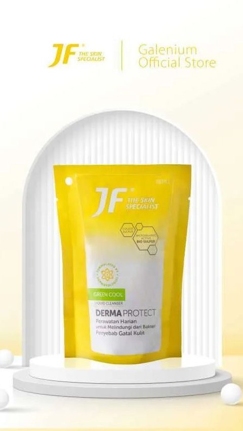 <b>Galenium Pharmasia Laboratories: JF Derma Protect Liquid Cleanser Green Cool</b><br>